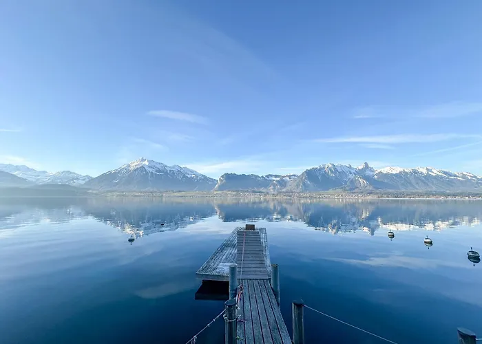 فندق Haus Am Lakefront On Thun Self Check-in Digital Reception اوبرهوفن