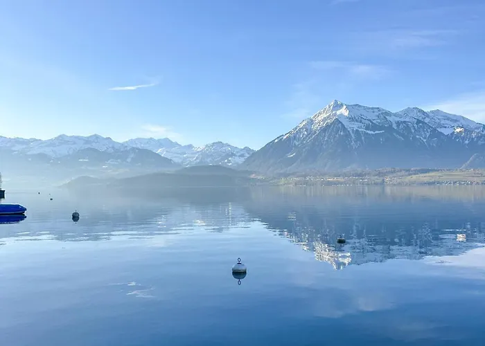 Haus Am Lakefront On Thun Self Check-in Digital Reception Szálloda Oberhofen